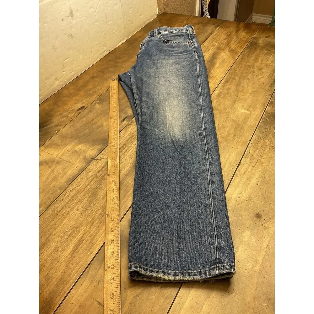 Levi's 501 150th Anniversary Button Fly Selvedge Straight Leg Jeans 31x30